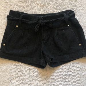 J. Crew dark blue black denim shorts
